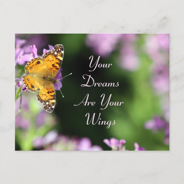 Postal Dreams & Wings Butterfly Photography (Anverso)