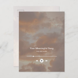 Postal Dreamy Minimalist Music Player and favorite song