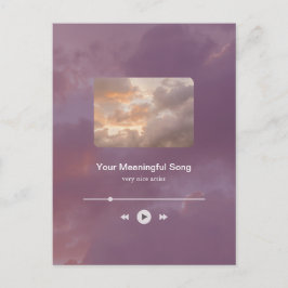 Postal Dreamy Minimalist Music Player and favorite song