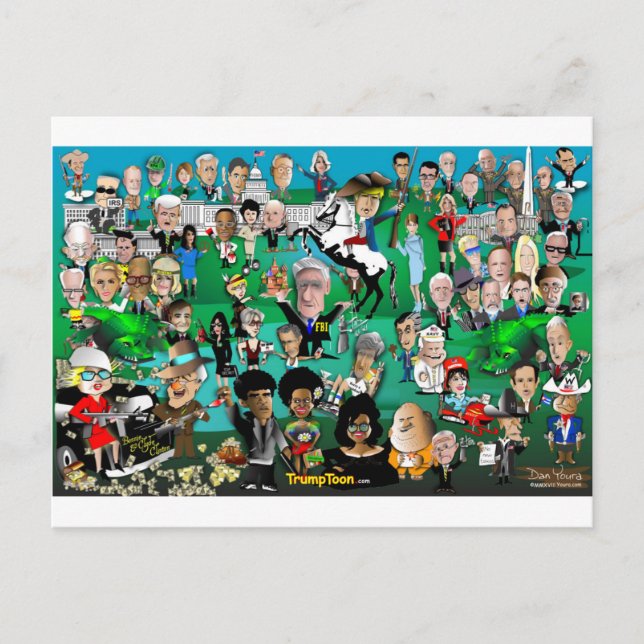 Postal Drenar el pantano (Anverso)