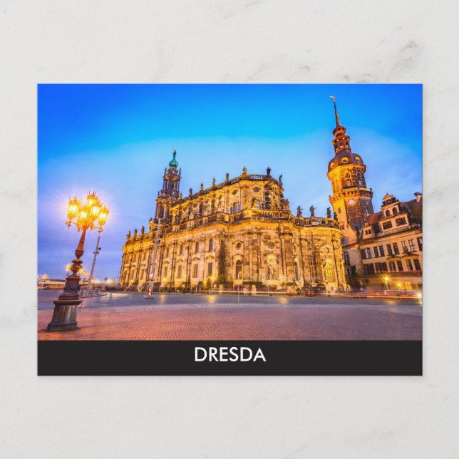 Postal Dresde Alemania (Anverso)