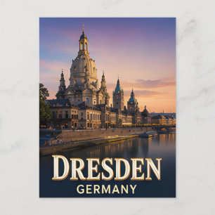Postal ✈️ Dresde Alemania Viaje Regalo 🏛️