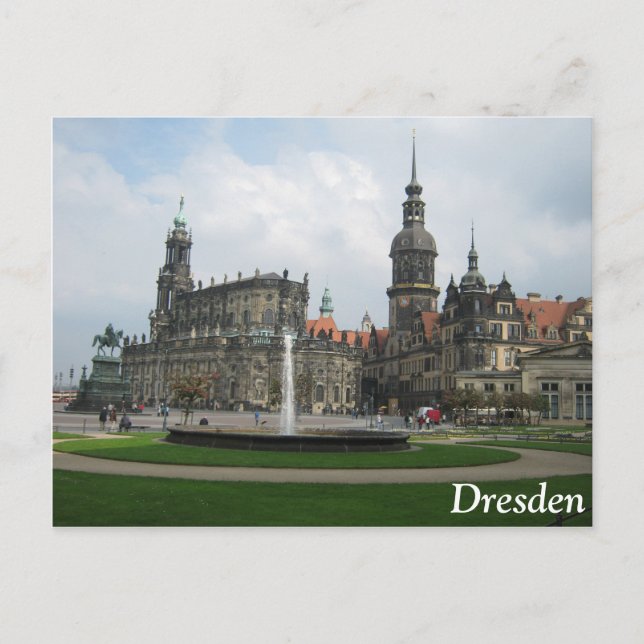 Postal Dresden, Alemania (Anverso)