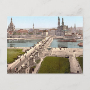 Postal Dresden de Altstadt en el siglo XIX