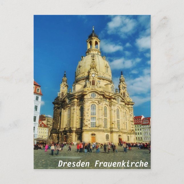 Postal Dresden Frauenkirche (Anverso)