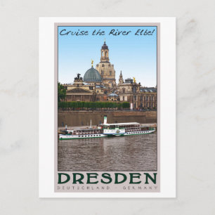 Postal Dresden - Sobre el Elba