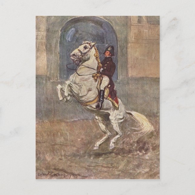 Postal Dressage Show Horse (Anverso)