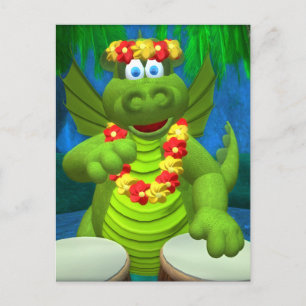 Postal Drolly Dragons Drummer