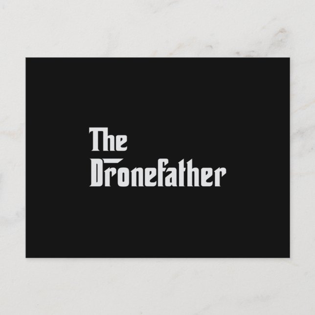 Postal Drones Quadcopter Piloto de drones FPV Idea de reg (Anverso)