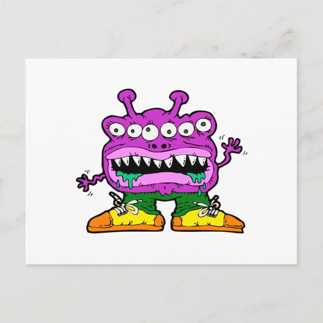 Postal Drooling Alien (Anverso)
