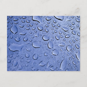 Postal Droplets Blue Water