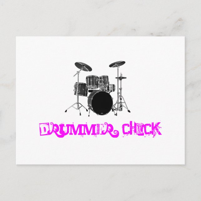 Postal Drummer Chick (Anverso)