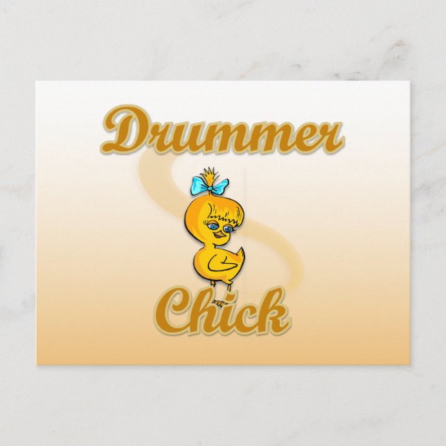 Postal Drummer Chick (Anverso)