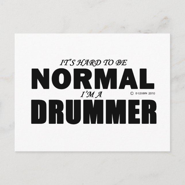 Postal Drummer normal (Anverso)