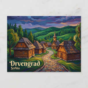 Postal Drvengrad (Timber Town) Serbia