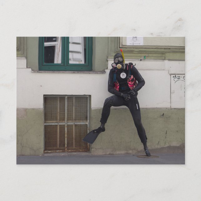 Postal Dry Scuba Diver (Anverso)