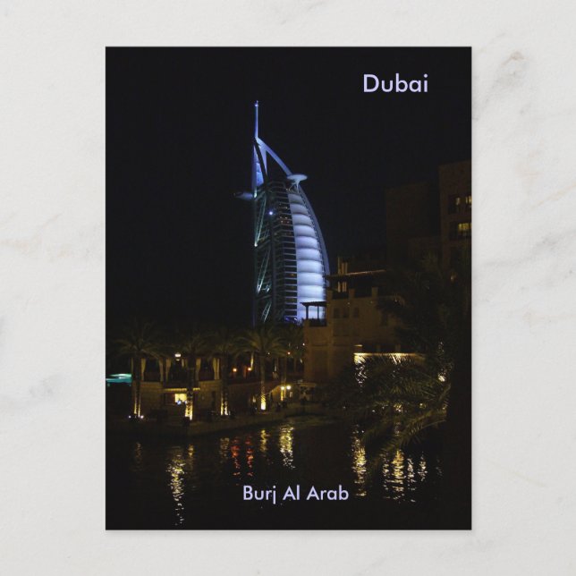 Postal Dubai, Burj Al Arab (Anverso)