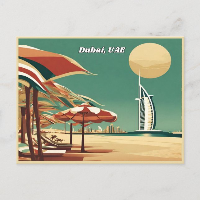 Postal Dubai, Emiratos Árabes Unidos (Anverso)