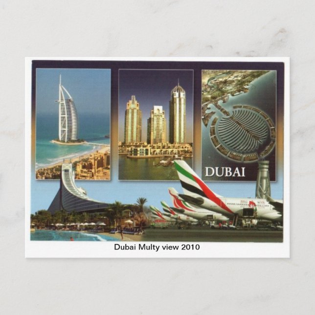 Postal Dubai Multy View 2010 (Anverso)