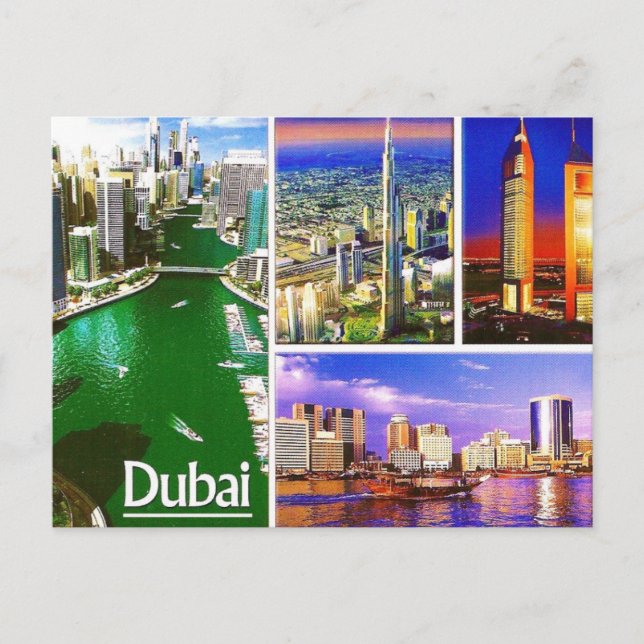 POSTAL DUBAI POR MOJISOLA A GBADAMOSI OKUBULE (Anverso)