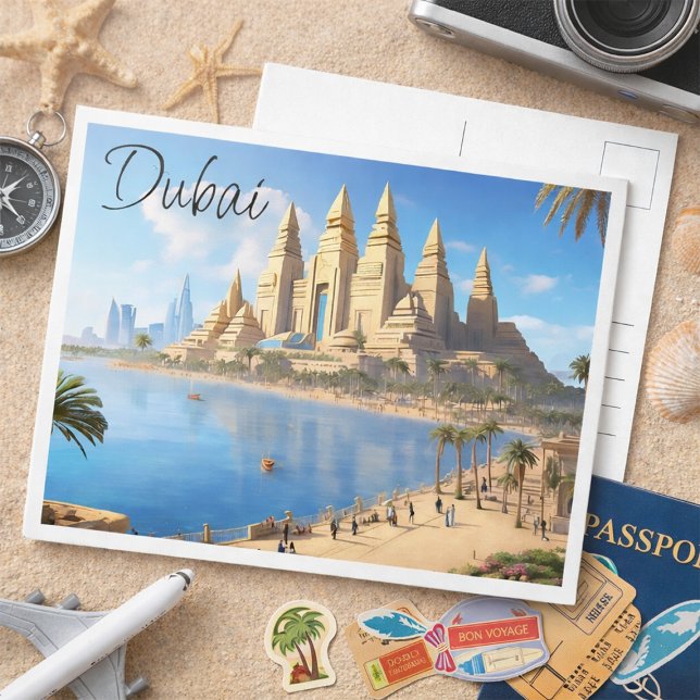 Postal Dubai Travel Postcard (Subido por el creador)