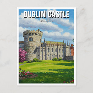 Postal Dublin Castle Ireland Travel