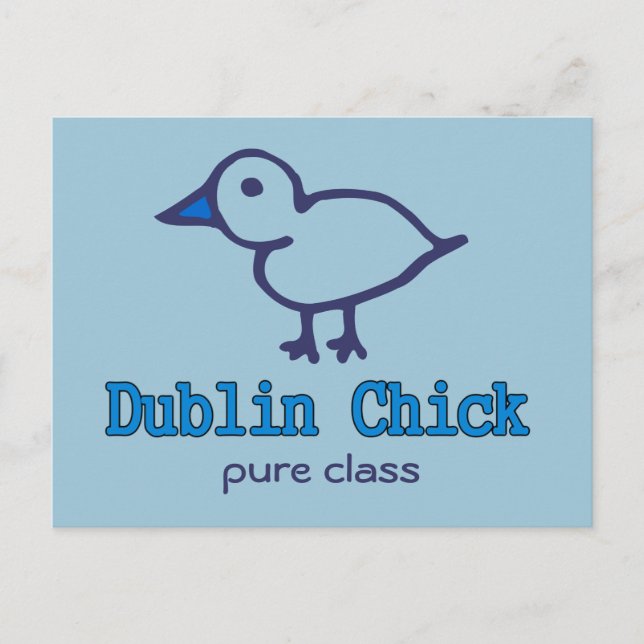Postal Dublin Chick (Anverso)