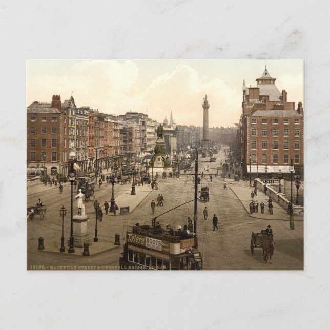 Postal Dublín City View (Anverso)