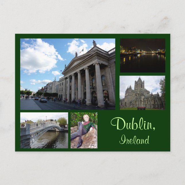 Postal Dublin Collage (Anverso)