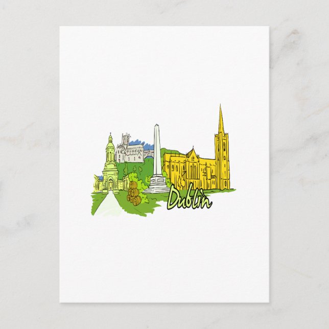 Postal dublin ireland city graphic.png (Anverso)