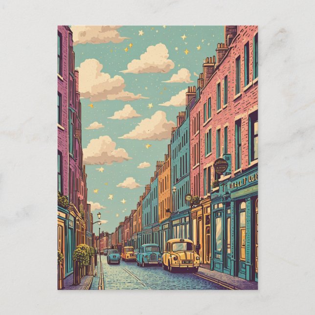 Postal Dublín Irlanda (Anverso)