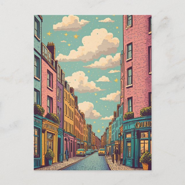 Postal Dublín Irlanda (Anverso)