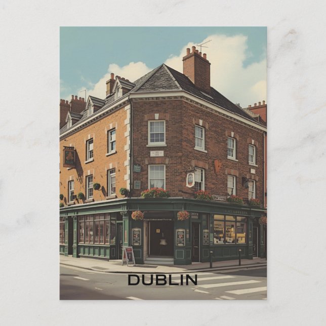 Postal Dublin Irlanda (Anverso)