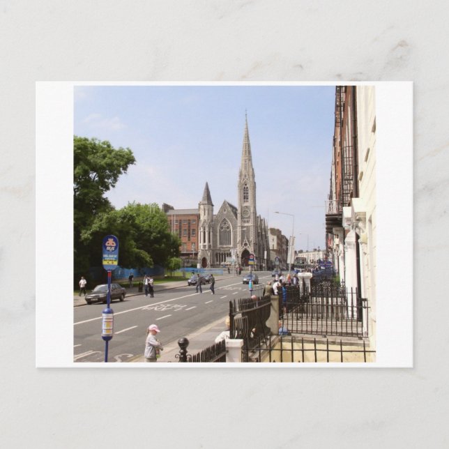 Postal Dublin Irlanda, Abbey Church, Parnell Square (Anverso)