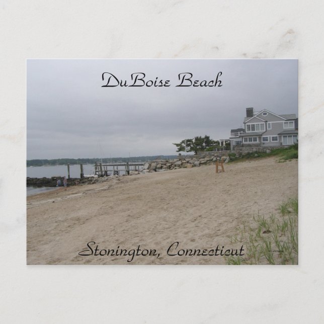 Postal DuBoise Beach , Ct (Anverso)