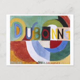 Postal Dubonnet   Sonia Delaunay  