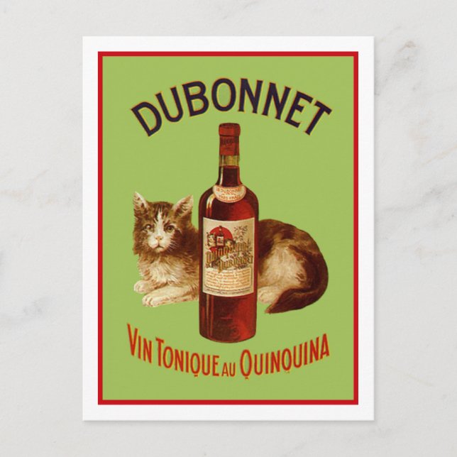 Postal Dubonnet vin Tonique au Quinquina (Anverso)