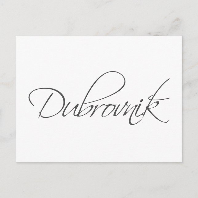 Postal Dubrovnik (Anverso)