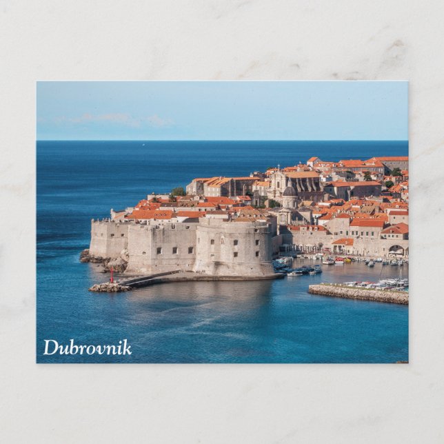 Postal Dubrovnik, Croacia (Anverso)