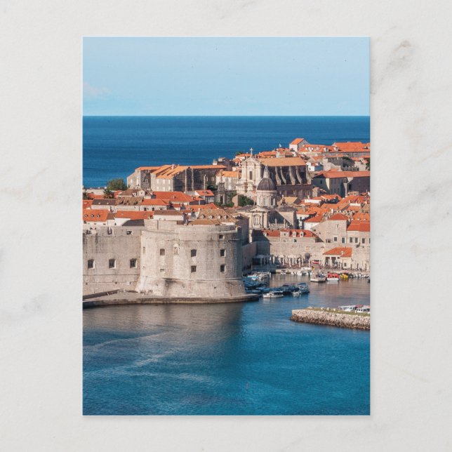 Postal Dubrovnik, Croacia (Anverso)