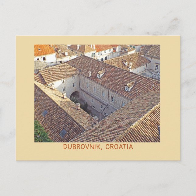 POSTAL DUBROVNIK, CROACIA (Anverso)