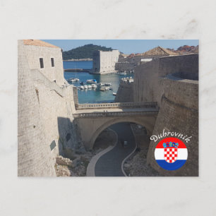 Postal Dubrovnik   Croacia   Hrvatska   Mar Adriático