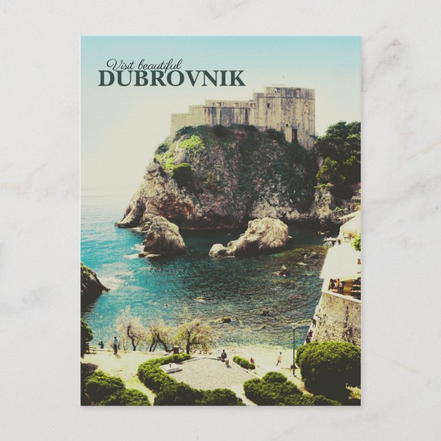 Postal Dubrovnik vintage (Anverso)