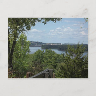 Postal Dubuque Iowa del río Misisipi