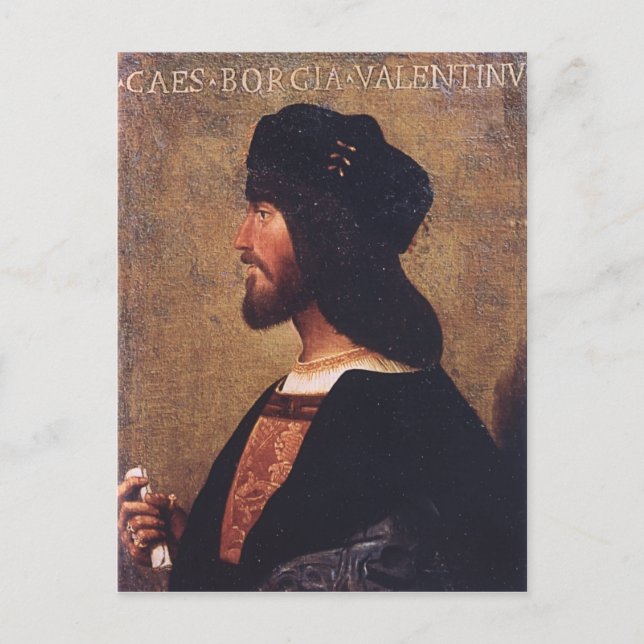 Postal Duca Valentino (Anverso)