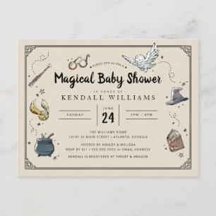 Postal Ducha de bebé de Harry Potter 