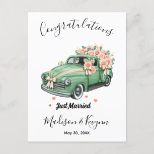 Postal Ducha de Boda Personalizada - Recién Casados
