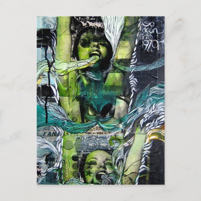 Postal Ducha de los años 70 (Anverso)