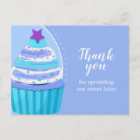 Ducha de Sprinkle de Gracias Bebé Cupcake
