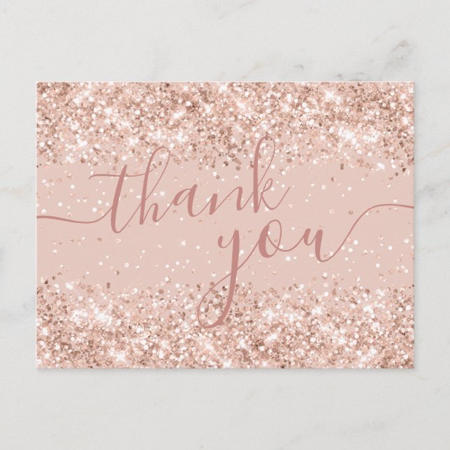 Postal Ducha Novial Girona Rosa Gracias Postcard (Anverso)